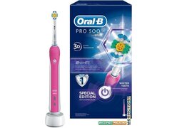 Электрическая зубная щетка Braun Oral-B Pro 500 3D White (D16.513.U)