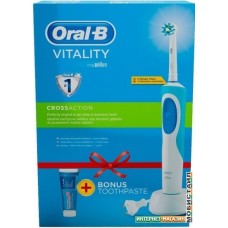 Электрическая зубная щетка Braun Oral-B Vitality Cross Action (D12.513) + Toothpaste