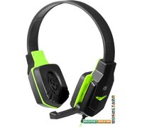 Наушники Defender Warhead G-320 (черный/зеленый)