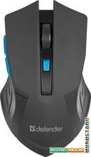 Мышь Defender Accura MM-275 (черный/синий)