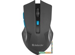 Мышь Defender Accura MM-275 (черный/синий)