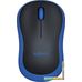 Мышь Logitech M185 (черный/синий)