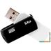 USB Flash GOODRAM UCO2 64GB (черный/белый)