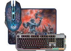 Клавиатура + мышь с ковриком Defender Killing Storm MKP-013L RU