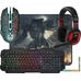 Клавиатура + мышь с ковриком + наушники Defender Target MKP-350