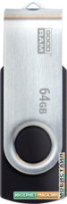 USB Flash GOODRAM UTS2 64GB (черный) 