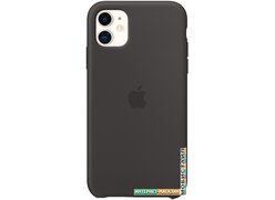 Чехол Apple Silicone Case для iPhone 11 (черный)