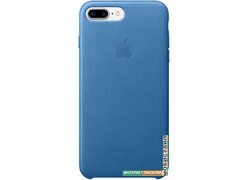 Чехол Apple Leather Case для iPhone 7 Plus Sea Blue [MMYH2]