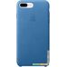 Чехол Apple Leather Case для iPhone 7 Plus Sea Blue 
