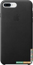 Чехол Apple Leather Case для iPhone 8 Plus / 7 Plus Black