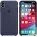 Чехол Apple Silicone Case для iPhone XS Max Midnight Blue