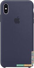 Чехол Apple Silicone Case для iPhone XS Max Midnight Blue