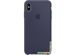 Чехол Apple Silicone Case для iPhone XS Max Midnight Blue
