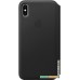 Чехол Apple Leather Folio для iPhone XS Max Black