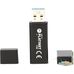 USB Flash Platinet X-Depo USB 3.0 + Type-C Adapter 16GB (черный)