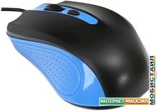 Мышь Omega OM-05 (черный/синий)