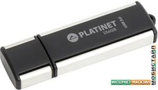 USB Flash Platinet X-Depo USB 3.0 256GB (черный/серебристый)