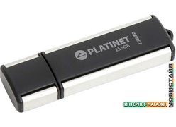 USB Flash Platinet X-Depo USB 3.0 256GB (черный/серебристый)