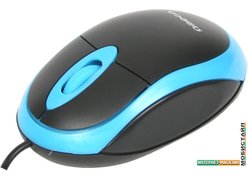 Мышь Omega OM-06 (черный/синий)