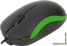 Мышь Omega OM-07 (черный/зеленый)