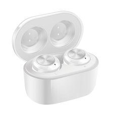 Беспроводная гарнитура PLATINET PM1085 Bluetooth V5.0 белый + зарядный футляр 