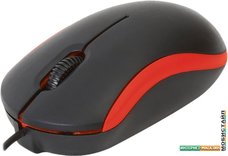 Мышь Omega OM-07 (черный/красный)