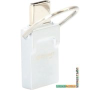 USB Flash Platinet miniDEPOc + Type-C Adapter 16GB (серебристый)