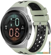 Умные часы Huawei Watch GT 2e Active HCT-B19 (черный/зеленый)