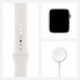 Умные часы Apple Watch Series 6 44 мм (серебристый алюминий/белый спортивный)