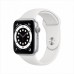Умные часы Apple Watch Series 6 44 мм (серебристый алюминий/белый спортивный)