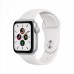 Умные часы Apple Watch SE 40 мм (алюминий серебристый/белый спортивный)