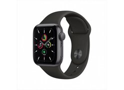 Умные часы Apple Watch SE 44 мм (алюминий серый космос/черный спортивный)