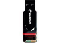 USB Flash Transcend JetFlash 340 Black-Red 16GB (TS16GJF340)