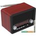 Радиоприемник Ritmix RPR-030 (черный/бордовый)
