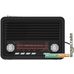 Радиоприемник Ritmix RPR-030 (черный/бордовый)