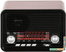 Радиоприемник Ritmix RPR-030 (черный/бордовый)