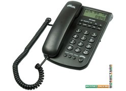 Проводной телефон Ritmix RT-440 (черный)