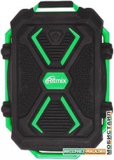 Портативное зарядное устройство Ritmix RPB-10407LST/LT (черный/зеленый)