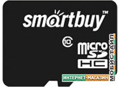 Карта памяти Smart Buy microSDHC (Class 10) 8GB (SB8GBSDCL10-00)