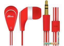 Наушники Ritmix RH-181 (красный)