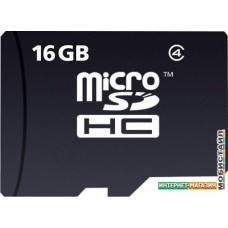 Карта памяти Smart Buy microSDHC (Class 4) 16 Гб (SB16GBSDCL4-00)