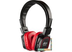 Наушники Ritmix RH-480BTH (черный/красный)