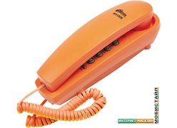 Проводной телефон Ritmix RT-005 (оранжевый)