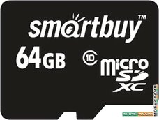 Карта памяти Smart Buy microSDXC SB64GBSDCL10-00LE 64GB
