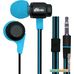 Наушники Ritmix RH-185 (черный/голубой)