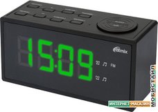 Радиочасы Ritmix RRC-1212 (черный)