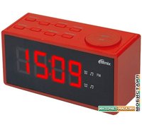Радиочасы Ritmix RRC-1212 (красный)