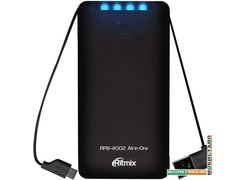 Портативное зарядное устройство Ritmix RPB-4002 All-in-One