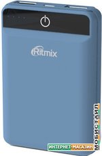 Портативное зарядное устройство Ritmix RPB-10003L (синий)