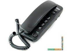Проводной телефон Ritmix RT-100 (черный)
